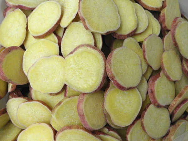 frozen steamed sweet potato